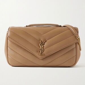 SAINT LAURENT Loulou medium quilted leather flap shoulder chain bag